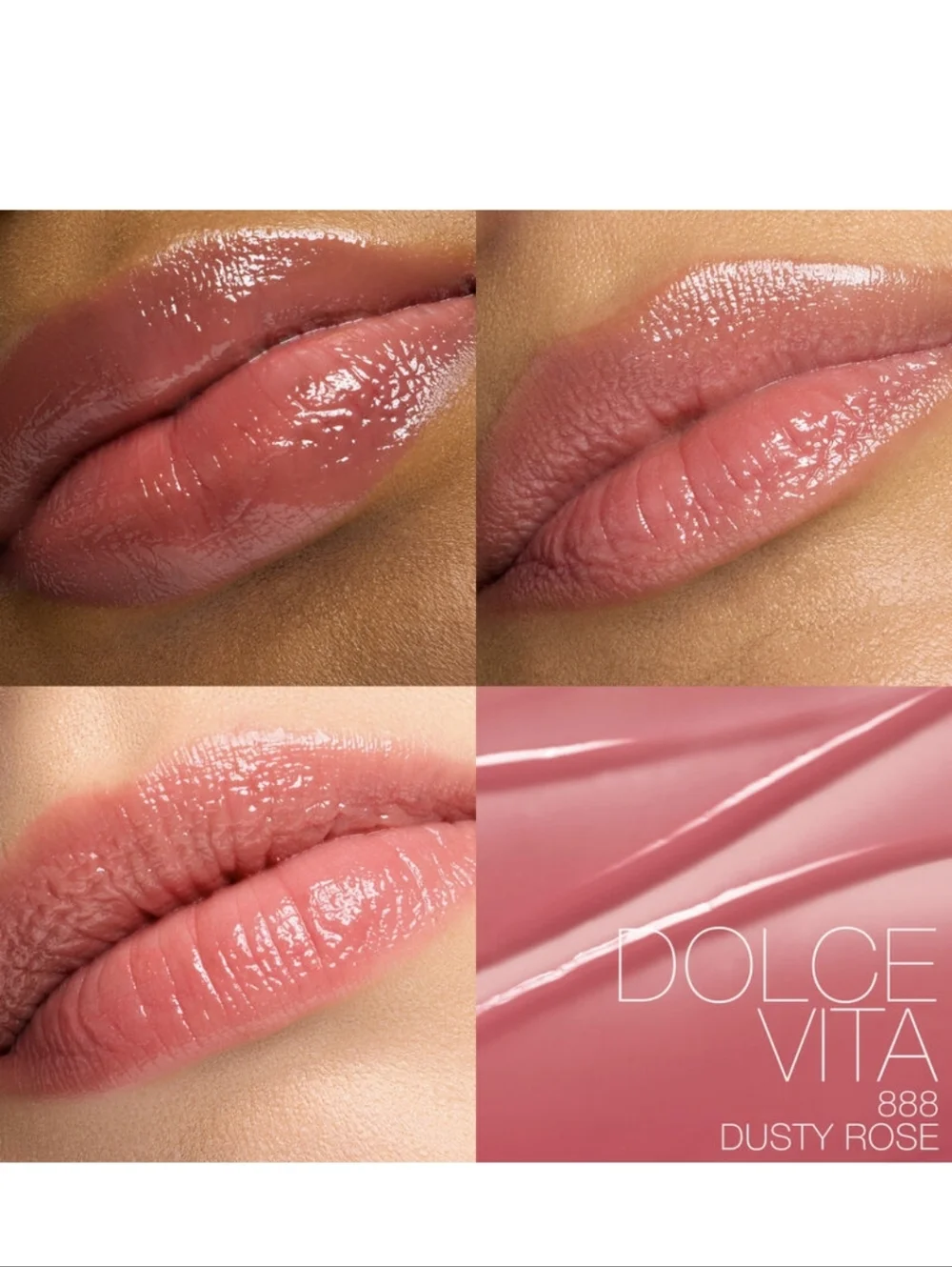NARS Afterglow Lip Balm: Dolce Vita (888) Dusty Rose, 3g (Full Size), NWOB